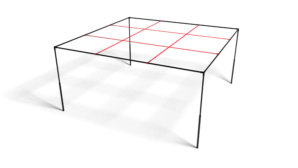 9 Square with red straps