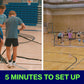 easy set up gaga ball pit