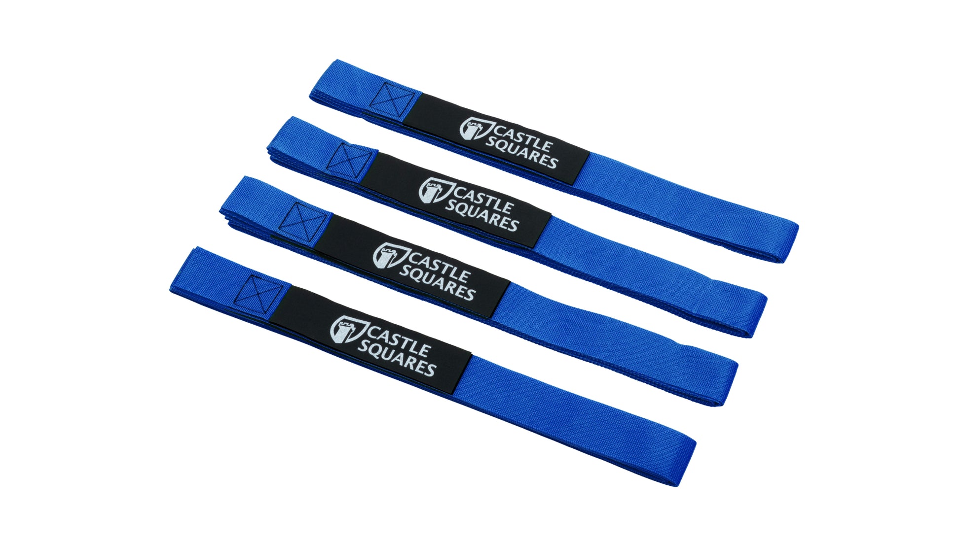 four 9 Square blue straps