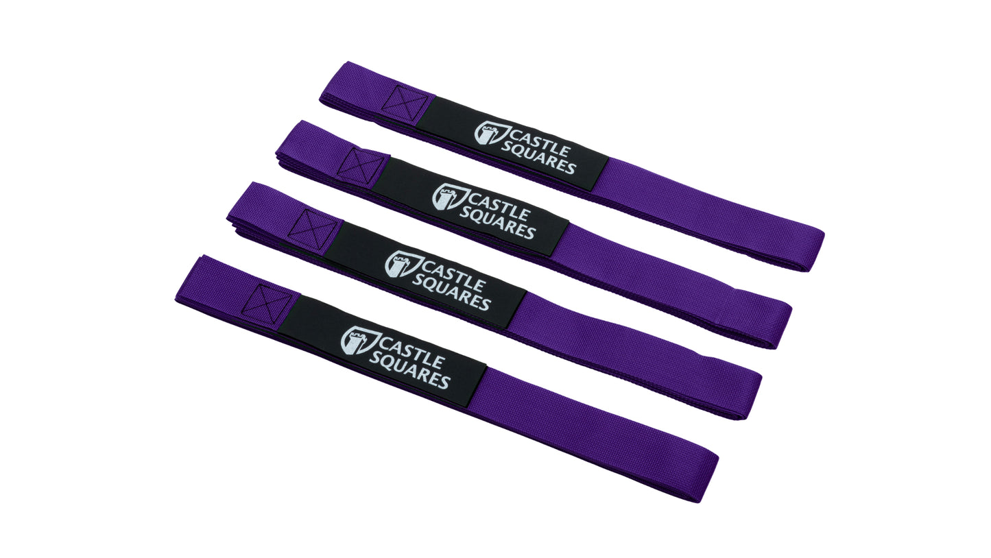Purple 9 Square Straps